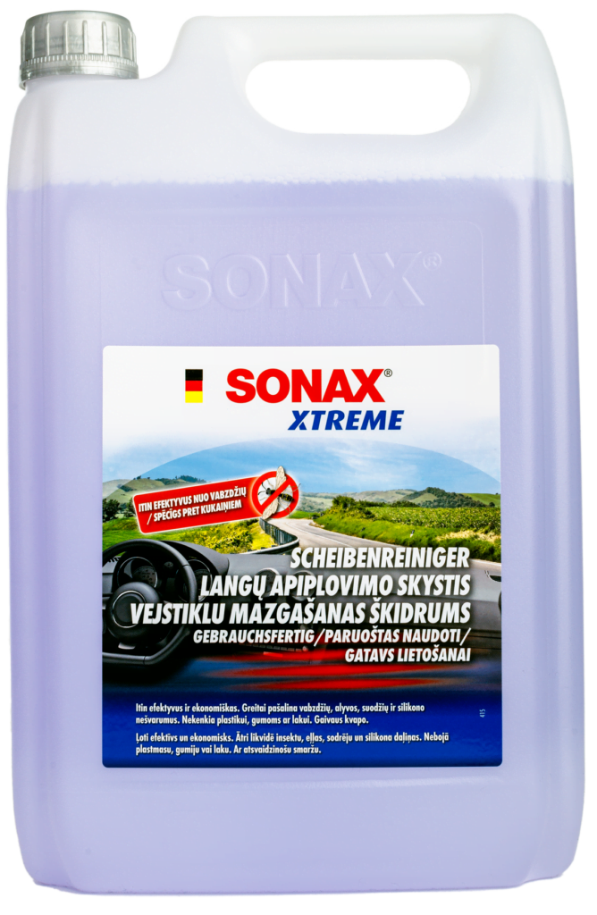 SONAX Xtreme vasarinis langų apiplovimo skystis, 4L