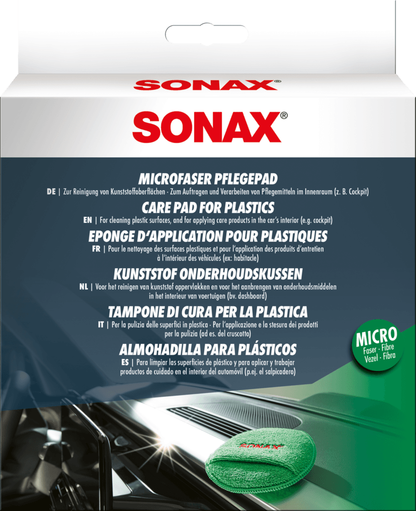 SONAX mikropluošto plastiko priežiūros padas