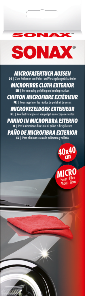 Mikropluošto šluostė automobilio išorės priežiūrai