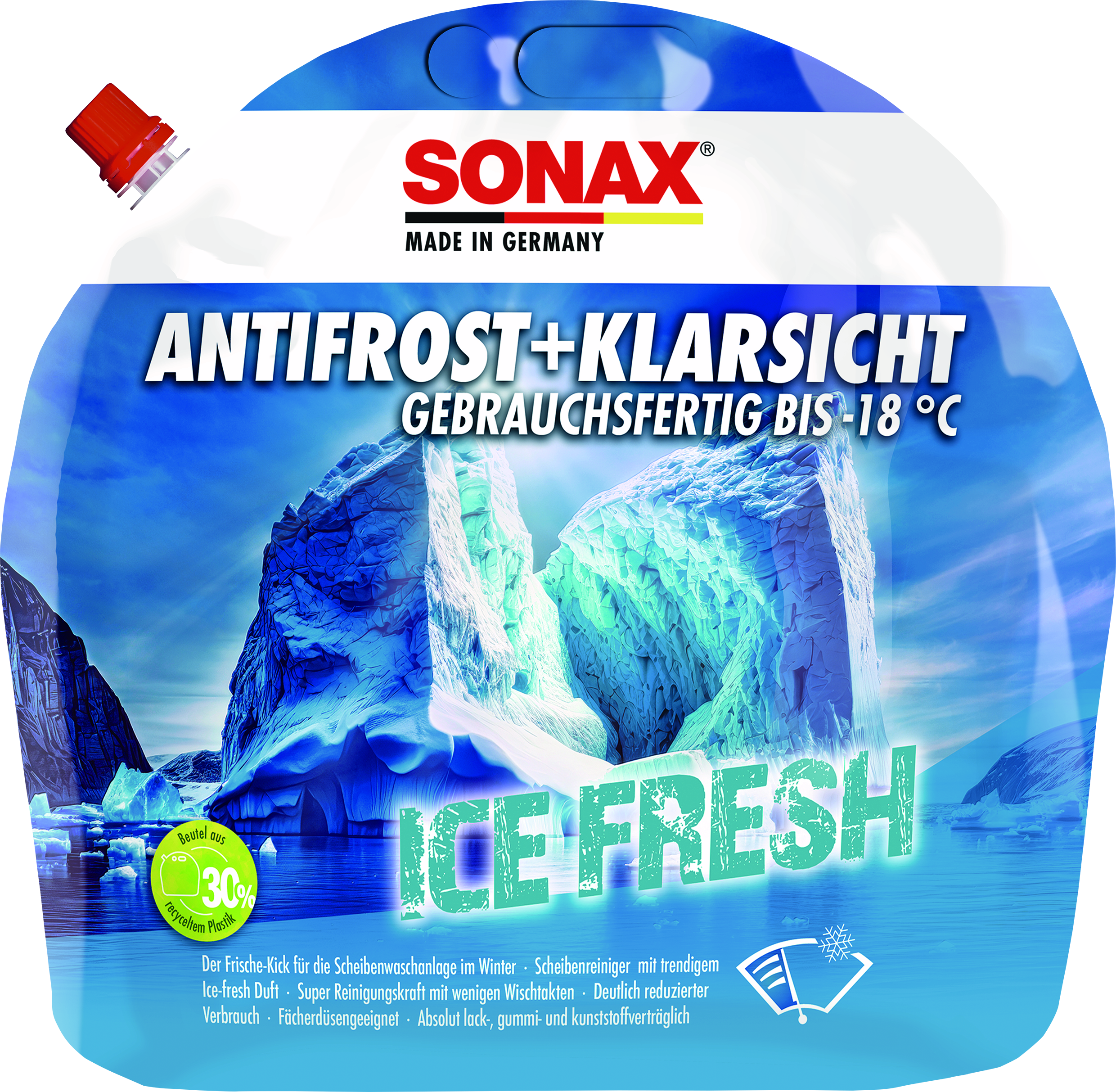 žieminis langų apiplovimo skystis Ice Fresh