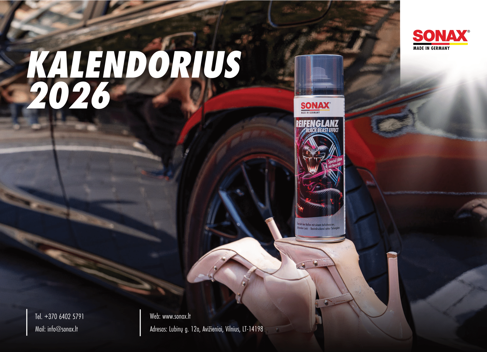 Stalinis kalendorius Sonax 2026