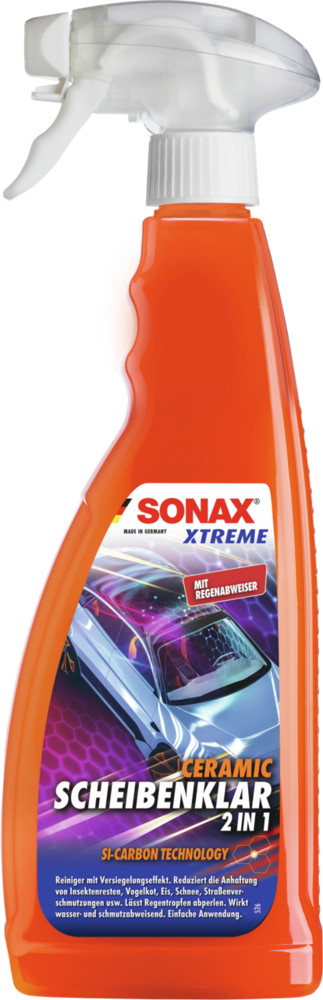 SONAX Xtreme Ceramic stiklų valiklis su danga