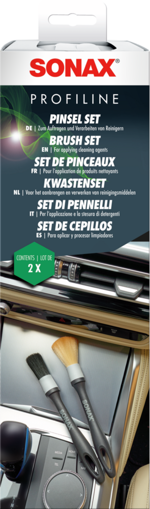 Valymo šepetėlių rinkinys 2vnt