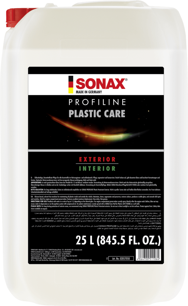 SONAX Profiline plastiko priežiūros priemonė, 25l