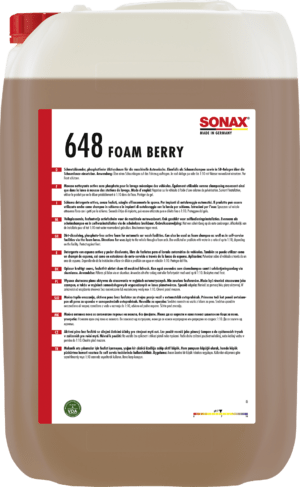 SONAX aromatinis šampūnas "Foam Berry", 25L