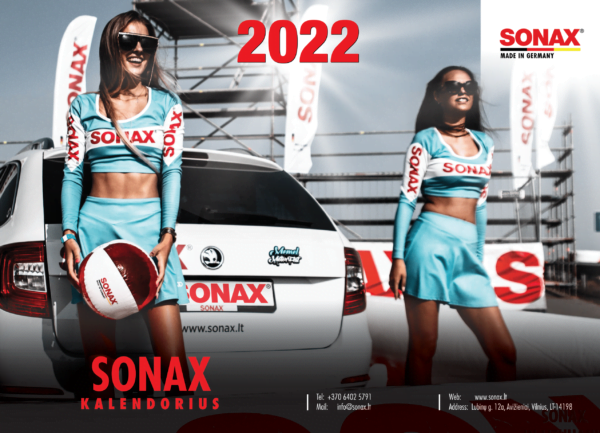 SONAX stalo kalendorius 2022m